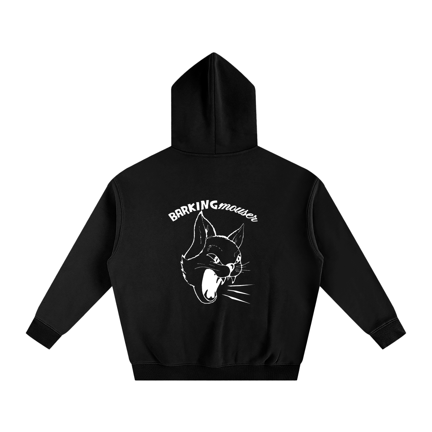 DEVILISH Oversize Fleeced BLACK Hoodie