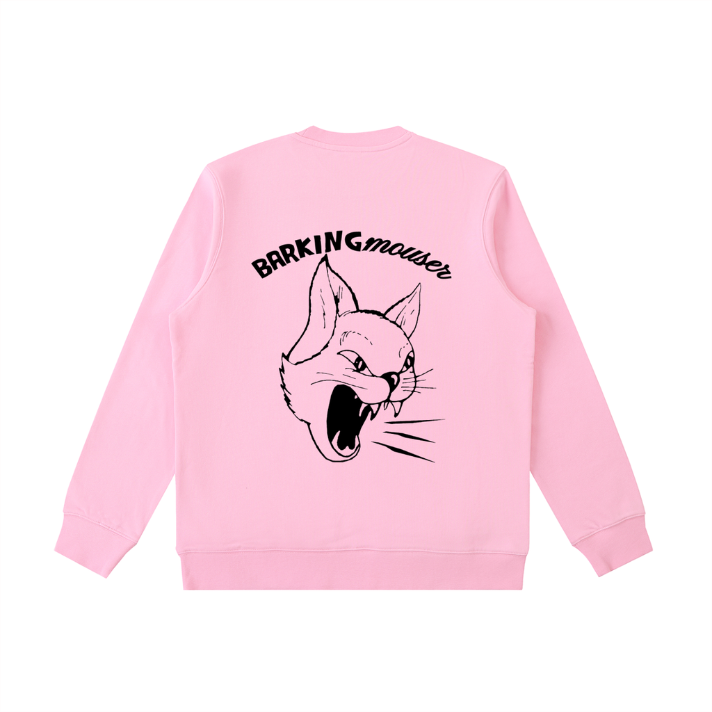 CORE Black Logo Heavyweight Crewneck PINK Sweatshirt