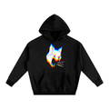 DOMINATOR Oversize Fleeced BLACK Hoodie