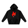 DEVILISH Oversize Fleeced BLACK Hoodie