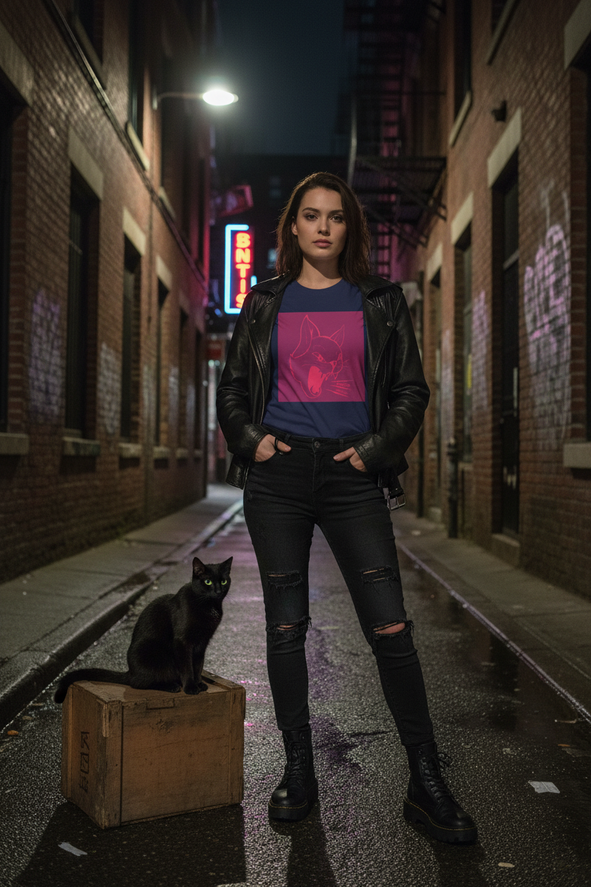 Plumagenta Logo Eco Navy T-shirt